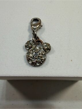 💙3/$20💙 Disney Silver-Tone Rhinestone Mickey Mouse Bracelet Charm